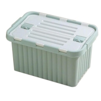 Ящик для хранения СПЛИТ со створками 10 л Ментол/Св.серый в Орехово-Зуево СтройДвор на Карболите