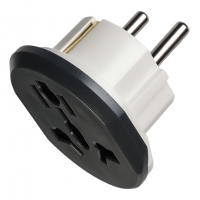 Smartbuy Европереходник КРУГЛ.УНИВЕРС.16А 250B БЕЛЫЙ 16-S06-w в Орехово-Зуево СтройДвор на Карболите