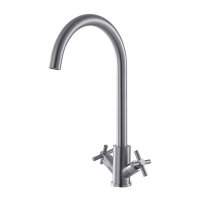 А54028 Смеситель для кухни двухвент.САТИН в Орехово-Зуево СтройДвор на Карболите