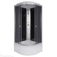 Душевая кабина E90/40/TN 90х90х215 ВЫСОКИЙ поддон 40см,стекло тонир.4 места в Орехово-Зуево СтройДвор на Карболите
