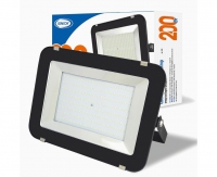 IONICH Прожектор светодиодный  200Вт IP65 ЧЕРНЫЙ в Орехово-Зуево СтройДвор на Карболите