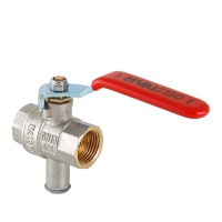 VALTEC Кран шаровой ДЛЯ ПОДКЛЮЧЕНИЯ ДАТЧИКА ТЕМПЕРАТУРЫ 3/4