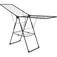 Сушилка для белья напольная НИКА 21 СБ8/Ч двухуровневая ЧЕРНАЯ в Орехово-Зуево СтройДвор на Карболите