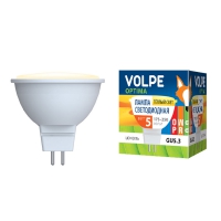 Лампа светодиодная Volpe LED-JCDR-5W/WW/GU5.3/O теплый белый в Орехово-Зуево СтройДвор на Карболите