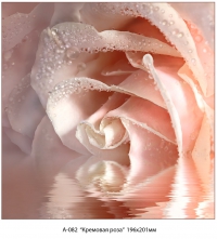 Фотообои 082 Кремовая роза 196 х 201 в Орехово-Зуево СтройДвор на Карболите