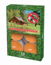 Kukina Raffinata Свеча антимоскитная от комаров гильзы 6 шт в Орехово-Зуево СтройДвор на Карболите