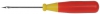 Шило шорное 48/122 мм (сапожное) с крючком, пластиковая ручка