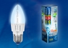 Лампа светодиодная диммируемая LED-C37-6W/NW/E27/FR/DIM ALP01WH Форма 