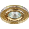 Светильник встраиваемый ЭРА DK7 SHGD 50W MR16, 12V,  стекло круглое d95,  блеск хром золото