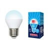 Лампа светодиодная Volpe LED-G45-11W/NW/E27/FR/NR шар матовая 4000K