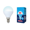 Лампа светодиодная Volpe LED-G45-11W/NW/E14/FR/NR шар матовая 4000K