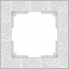 Рамка 1 пост Белый WL05-Frame-01-white