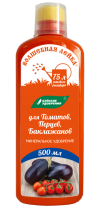 Удобрение для ТОМАТОВ, ПЕРЦЕВ, БАКЛАЖАНОВ 0,5 л