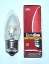 Лампа накаливания MIC Camelion 60/B/CL/E27 прозрачная свеча