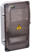 Щит для установки электросчетчика учетно-распределительный навесной ЩРУн-П 3/8 IP55