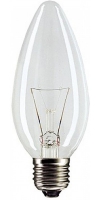 Лампа накаливания MIC Camelion 40/B/CL/E27 прозрачная свеча
