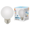Лампа дневного света декоративная светодиодная LED-G60-3W/6000K/E27/FR/C
