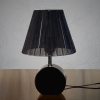 Настольная лампа 8024+143 черный/черный абажур