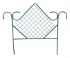 Забор декоративный метал. РОМБ 10 мм х 0,9 м 5 секций