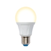 Лампа светодиодная LED-A60-10W/NW/E27/FR/DIM PLP01WH диммируемая 
