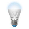 Лампа светодиодная LED-G45-7W/NW/E27/FR PLS01WH шар матовая Белый свет свет