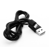 Кабель USB -  Lightnng USB 3А 1,2 м черный ERGOLUX ELX-CDC03-C02