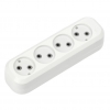 Smartbuy Колодка 4гн.б/з 10А белая SBE-10-4-00-N