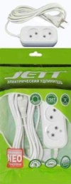 Удлинитель бытовой ПВС 2х0.75 2роз. 10м 10А белый РС-2