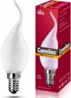 Лампа накаливания MIC Camelion 60/CW/FR/E14 матовая свеча на ветру