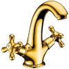 Смеситель под золото для раковины в ванну G1063-6